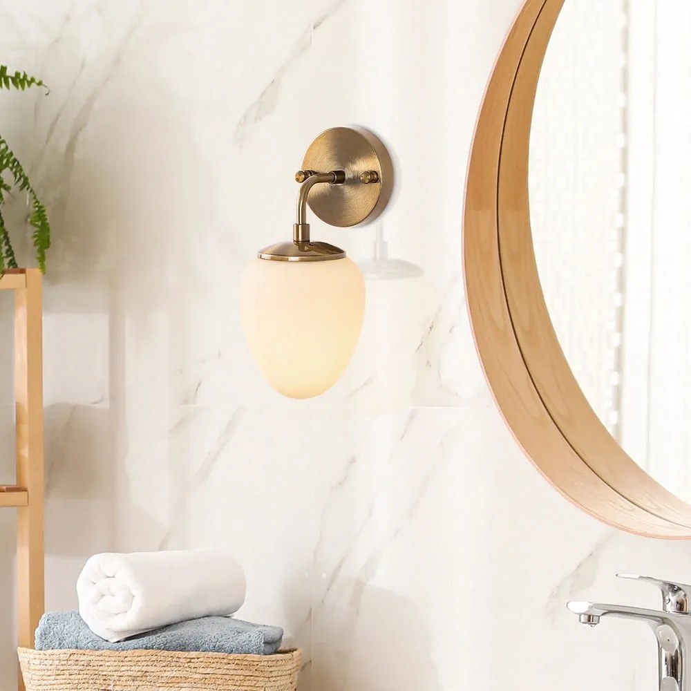 Bronzszínű fali lámpa ø 12 cm Nassao – Opviq lights