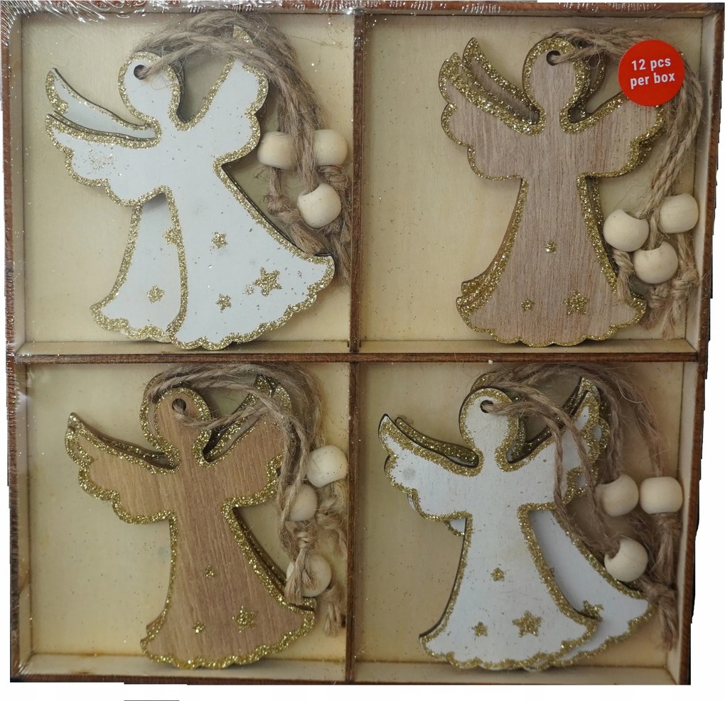 12DB Fa Díszek Karácsonyfa Medálok Karácsony