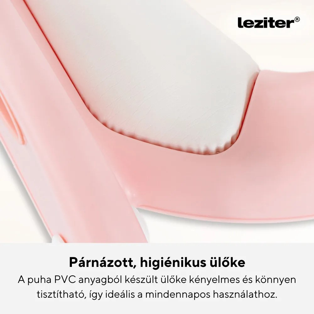 Lépcsős WC szűkítő rózsaszín