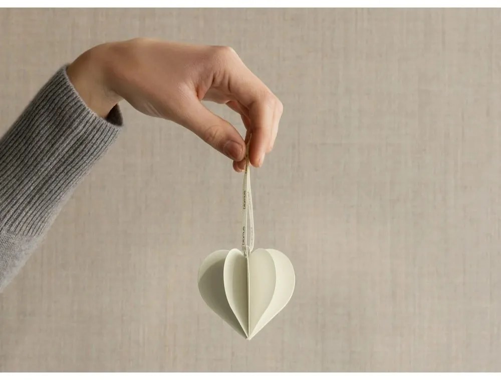 Papír karácsonyfadísz készlet 4 db-os 6,5 cm Kazary – Blomus