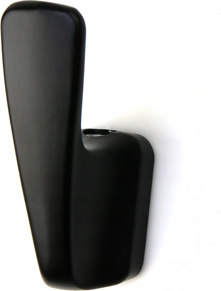 1 db Fali akasztó fekete matt törölköző tartó modern Loft