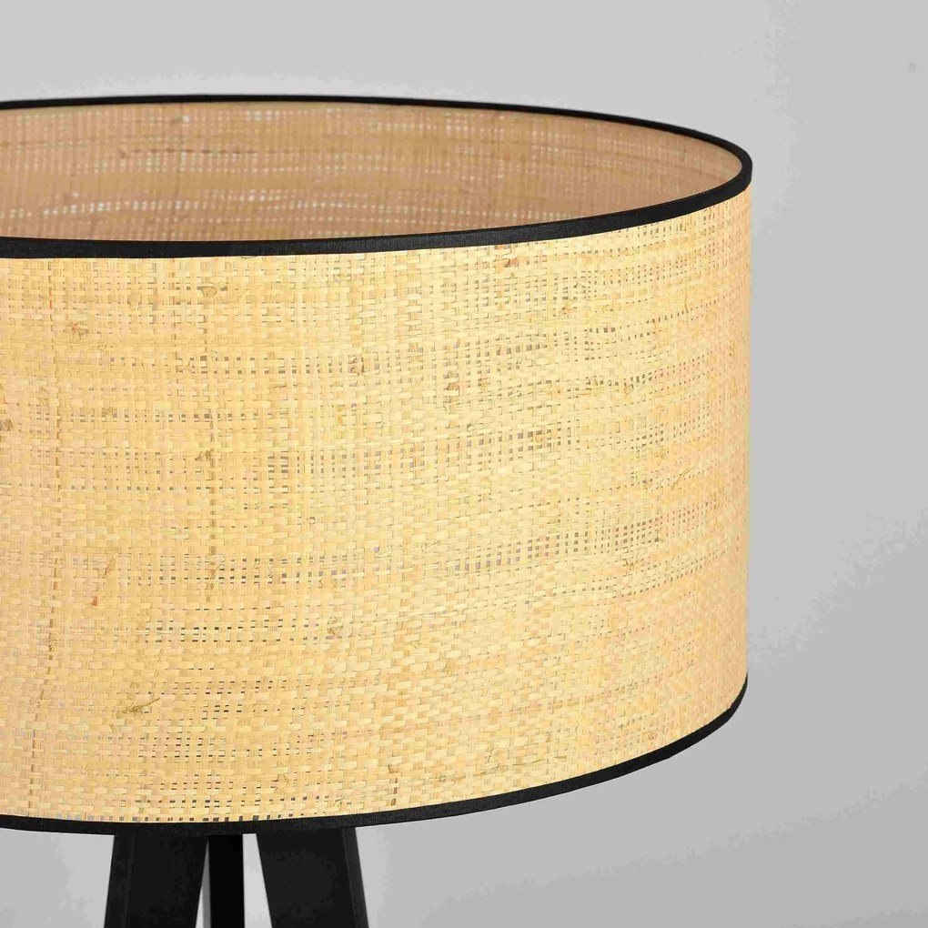 Emibig modern skandináv állólámpa aston barna fekete emi1149/lp1