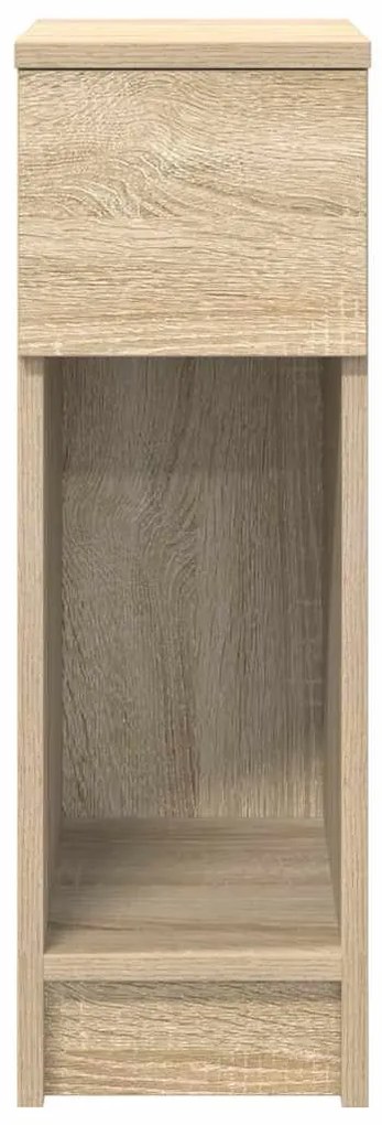 éjjeliszekrények fiókkal 2 db sonoma tölgy 20 x 36 x 60 cm