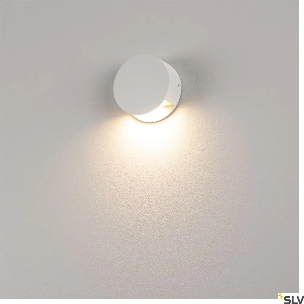 SLV 231010 PEMA Modern Kültéri Fali Lámpa Fehér LED IP44