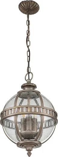 Kichler KL-HALLERON-8M-BU - Kültéri láncos csillár HALLERON 3xE14/40W/230V IP44