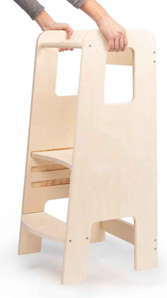 Mobli Ully, tanulótorony, segítőeszköz mászáshoz, Montessori, multiplex, 40,5 x 86 x 38 cm