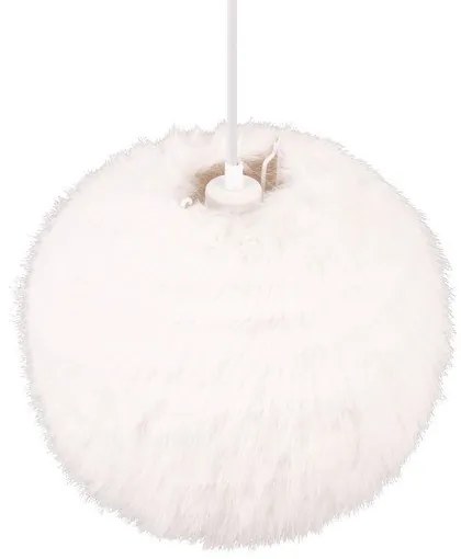 Krémszínű függőlámpa ø 35 cm Furry – Reality