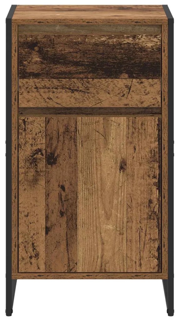 Széf fiókkal Öreg fa 81 x 36 x 150.5 cm Faanyag