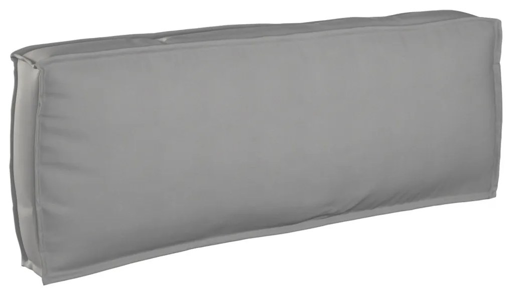 Raklap párna háttámlához Szürke 120 x 40 x 12 cm Oxford szövet