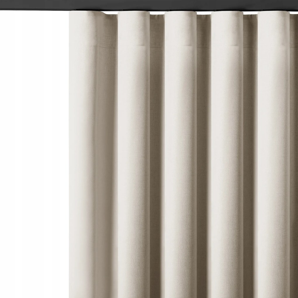 Filumi Függöny meleg bézs szerkezet hullám szalag 140x235