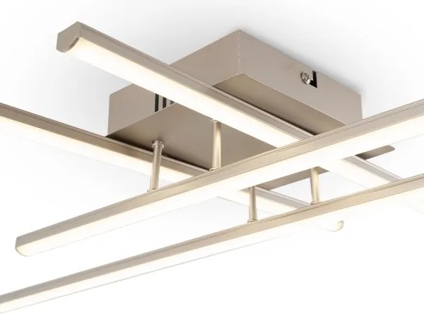 Brilagi - LED mennyezeti lámpa STRIPES LED/37W/230V ezüstszínű