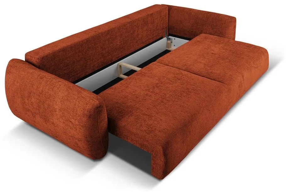Narancssárga kanapé 240 cm Matera – Cosmopolitan Design