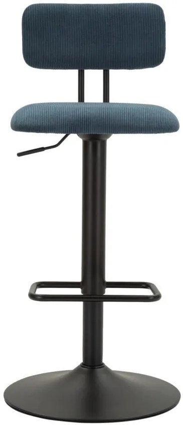 Bárszék liftes világos navy 41x47,5x85-106,5(ülés 61-83) készlet 2db