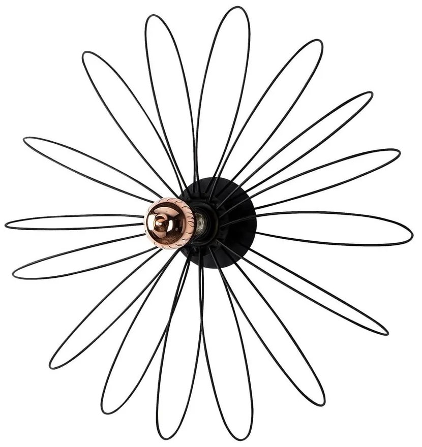 Fekete fali lámpa Hemdem – Opviq lights