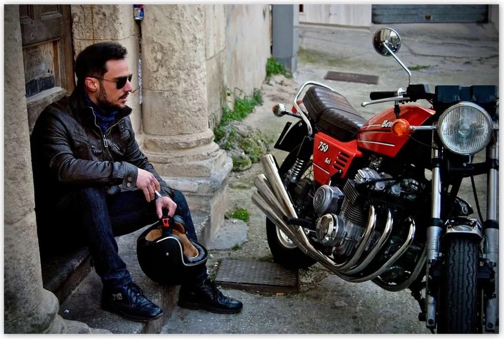 Poszterek 120x80 Motorkerékpár Klasszikus Motor