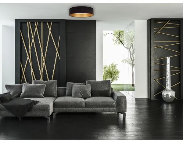 Brilagi - LED Mennyezeti lámpa VELVET STAR LED/24W/230V á. 40 cm  fekete/arany