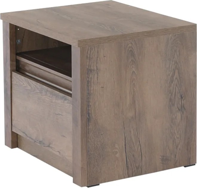 éjjeliszekrény, sötét tölgy lefkas, MONTANA SN