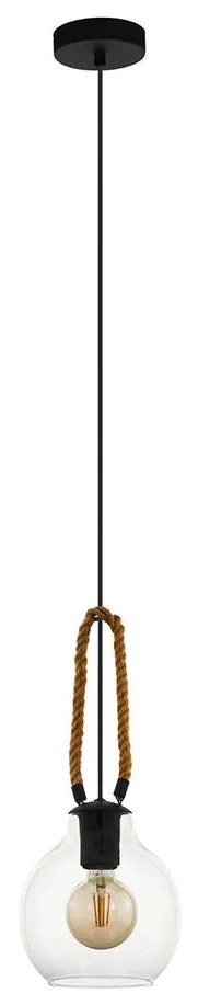 Eglo 43617 - Csillár zsinóron RODING 1xE27/40W/230V