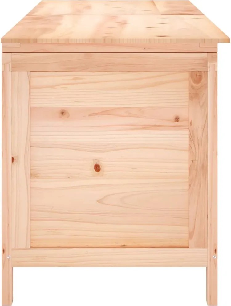 vidaXL tömör fenyőfa kerti tárolóláda 150x50x56,5 cm