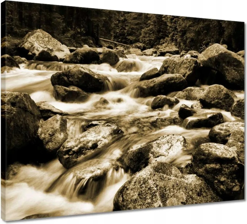 Vászonkép 50x40 Tátra Lengyel hegyek Kilátás