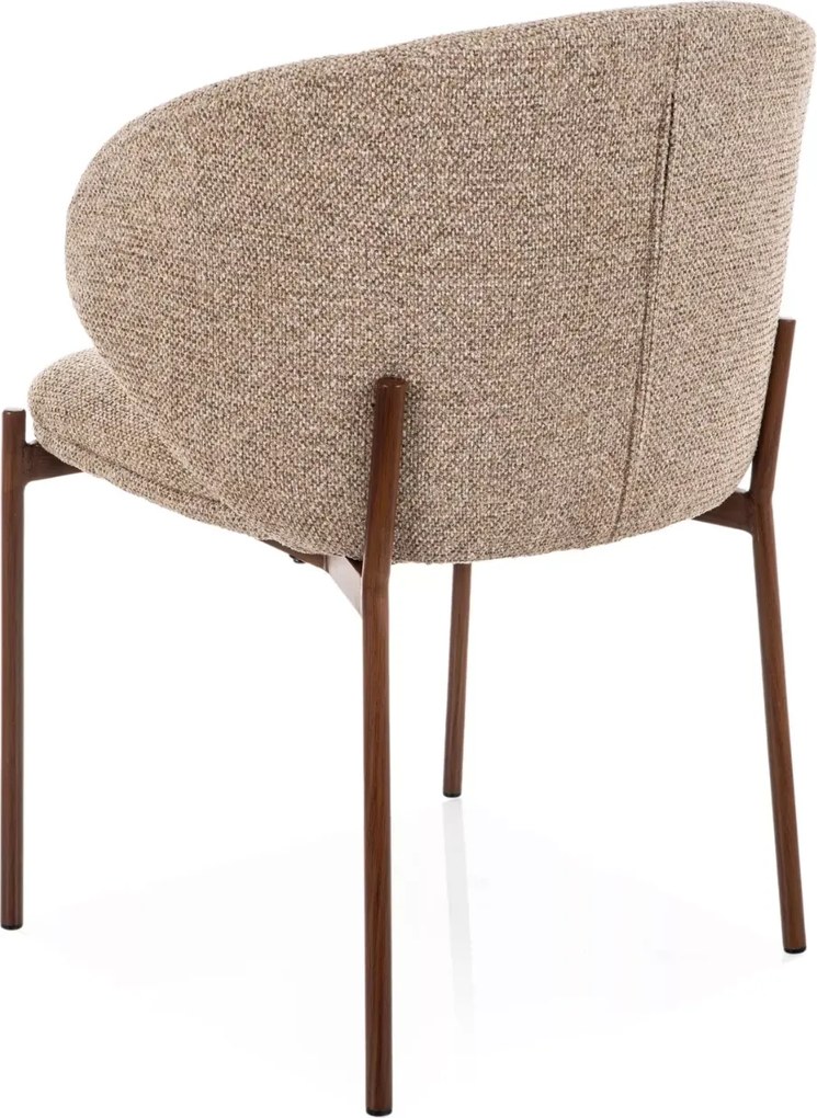 Étkezőszék KIOTO, dió/bézs