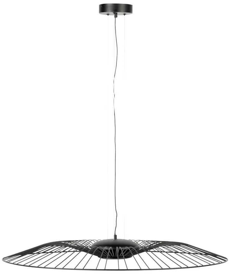 Fekete LED szabályozható függőlámpa ø 90 cm Spider – Zuiver