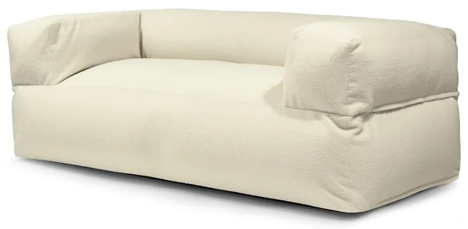 Krémszínű buklé babzsákfotel Sofa MooG – SLOWDOWN