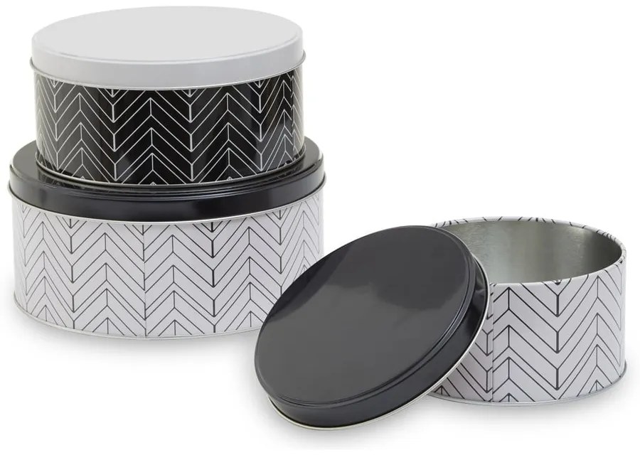 Élelmiszertartó fém doboz szett 3 db-os Urban – Premier Housewares