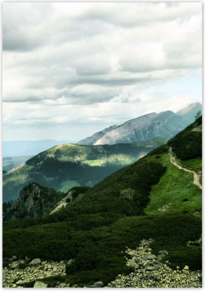 Poszterek 70x100 Tátra Lengyel hegyek Kilátás