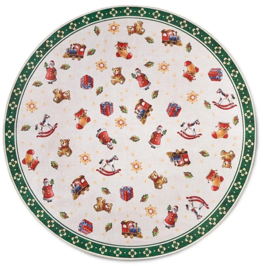 Zöld kerek szőnyeg karácsonyi mintával ø 150 cm Green Christmas – Villeroy&Boch