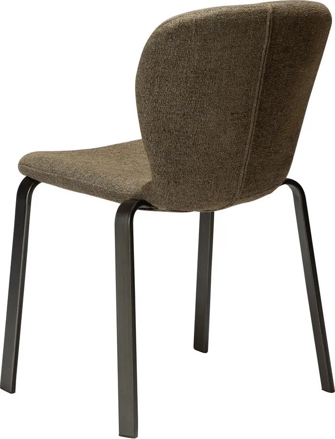 Khaki kárpitozott étkezőszék Heap – DAN-FORM Denmark