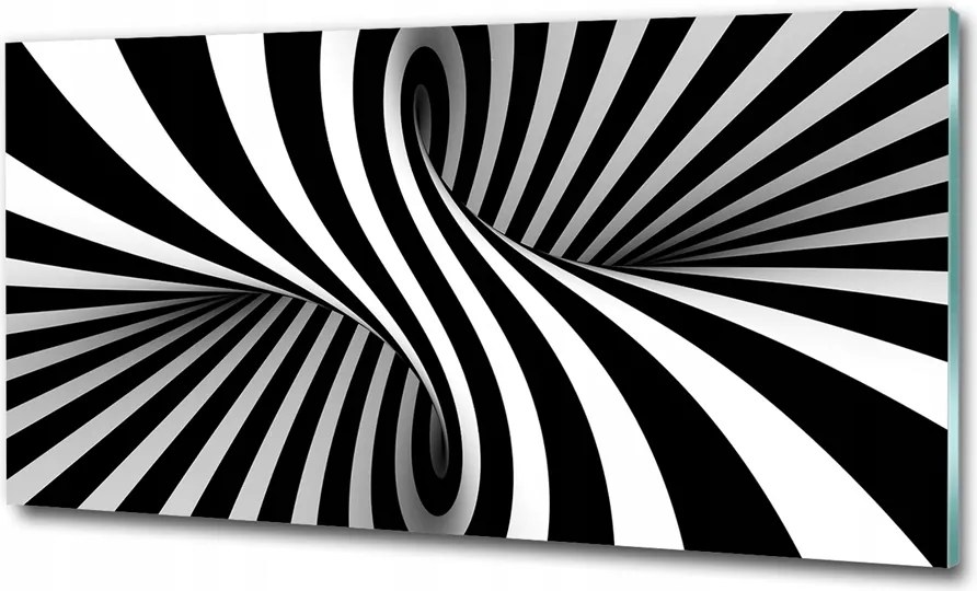 Fotó-kép edzett üveg Absztrakt örvény 125x50