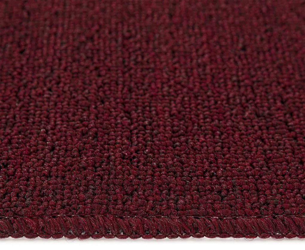 Lépcsőszőnyegek Latex Háttal Bordeaux 20x75 cm