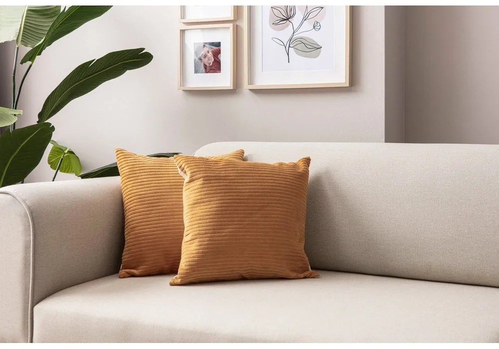 Kordbársony párnahuzat szett 2 db-os 43x43 cm – Mioli Decor