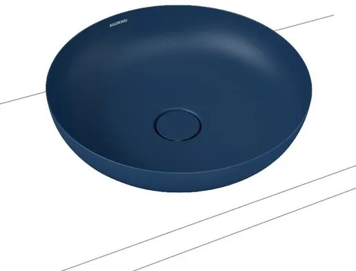 Mosdó lapra Kaldewei MIENA Navyblue csaptelep nyílás nélkül, túlfolyás nélkül 909406003677