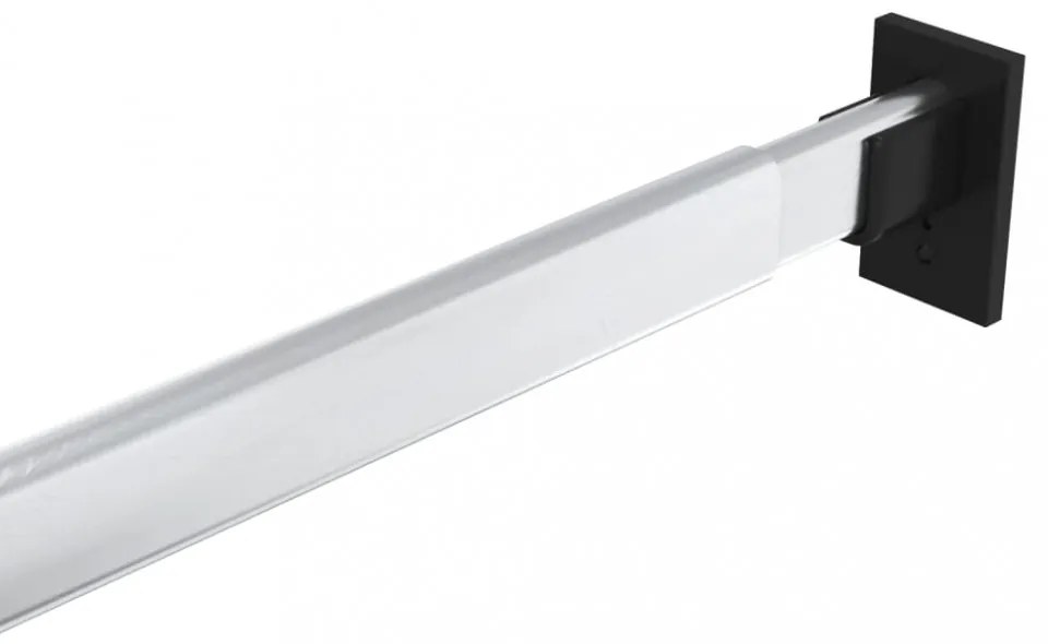 4 db ezüst teleszkópos gardróbsín 58-100 cm