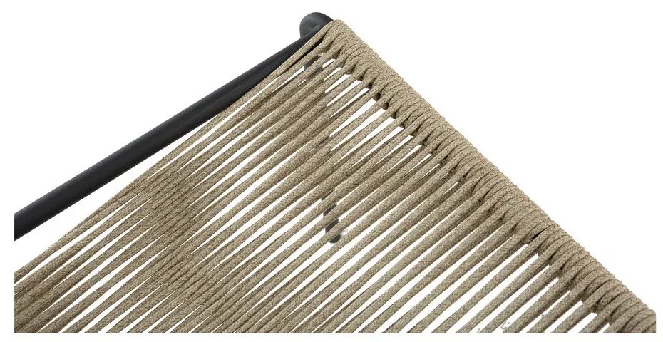 Bézs fém rakásolható étkezőszék szett 2 db-os Emily – Marckeric