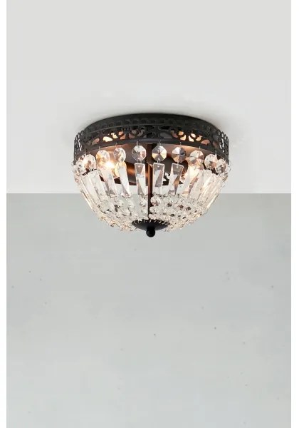 Markslöjd 108598 - Mennyezeti lámpa ETIENNE 2xE14/40W/230V fekete