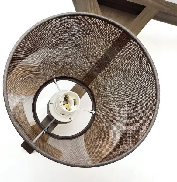 Brilagi - LED mennyezeti lámpa ANTHONY 3xE14/40W/230V dióbarna