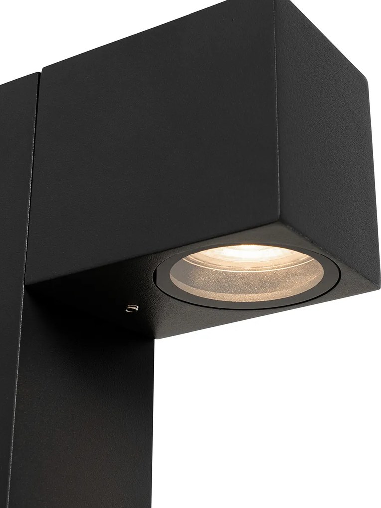 Ipari álló kültéri lámpa fekete 80 cm IP44 - Baleno