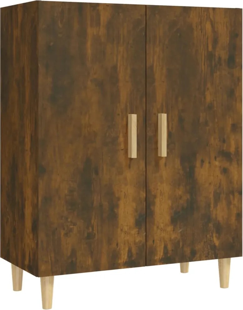 vidaXL füstös tölgyszínű szerelt fa tálalószekrény 70 x 34 x 90 cm