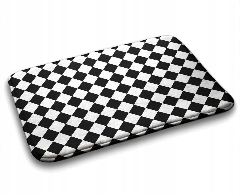 Puha szőnyeg Modern mintás Négyzet mintás 90x60