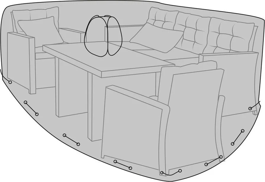 Kerti bútor védőhuzat 210x180x95 cm – House Nordic
