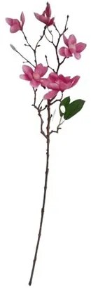 Mesterséges gally Magnólia sötét rózsaszín, 64 cm