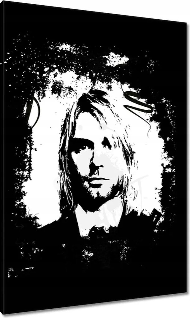 Vászonkép 70x100 Curt Cobain Nirvana Zenész