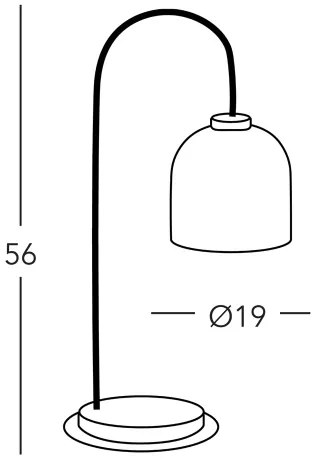 Kolarz A1352.71.G - Asztali lámpa NONNA 1xE27/60W/230V tölgy/fehér/zöld