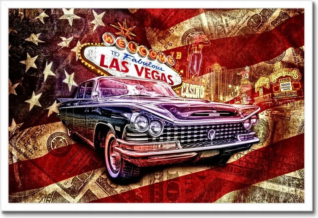 Poszterek keretben 60x40 Welcome to Fabulous Las Vegas