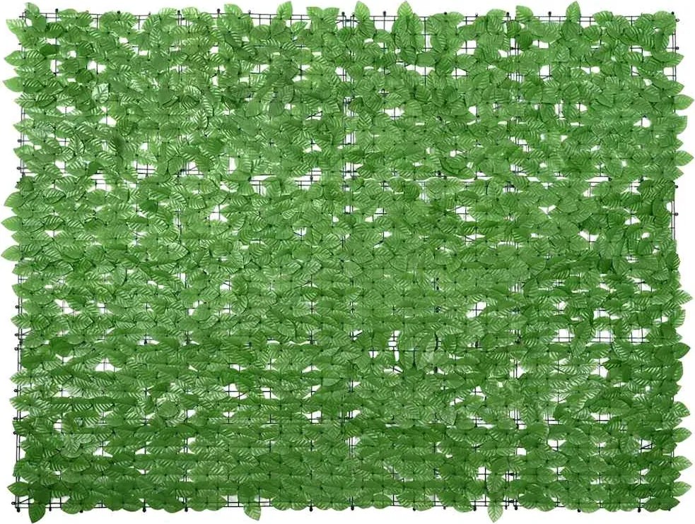 vidaXL zöld leveles erkélyparaván 200 x 150 cm