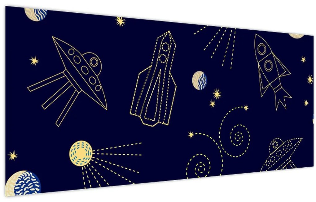 Kép - Univerzum (120x50 cm)
