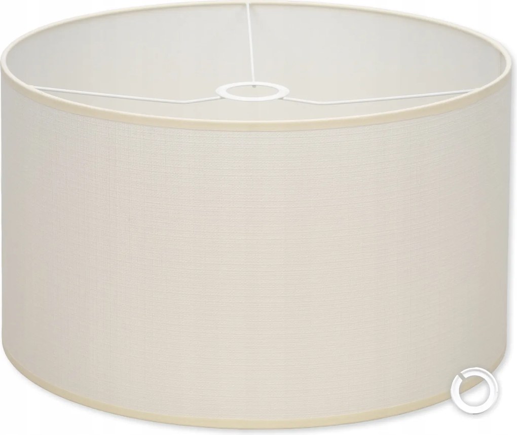 Lámpaernyő Álló függő lámpabúra Krém Ecru Ekri 40 cm Méretek